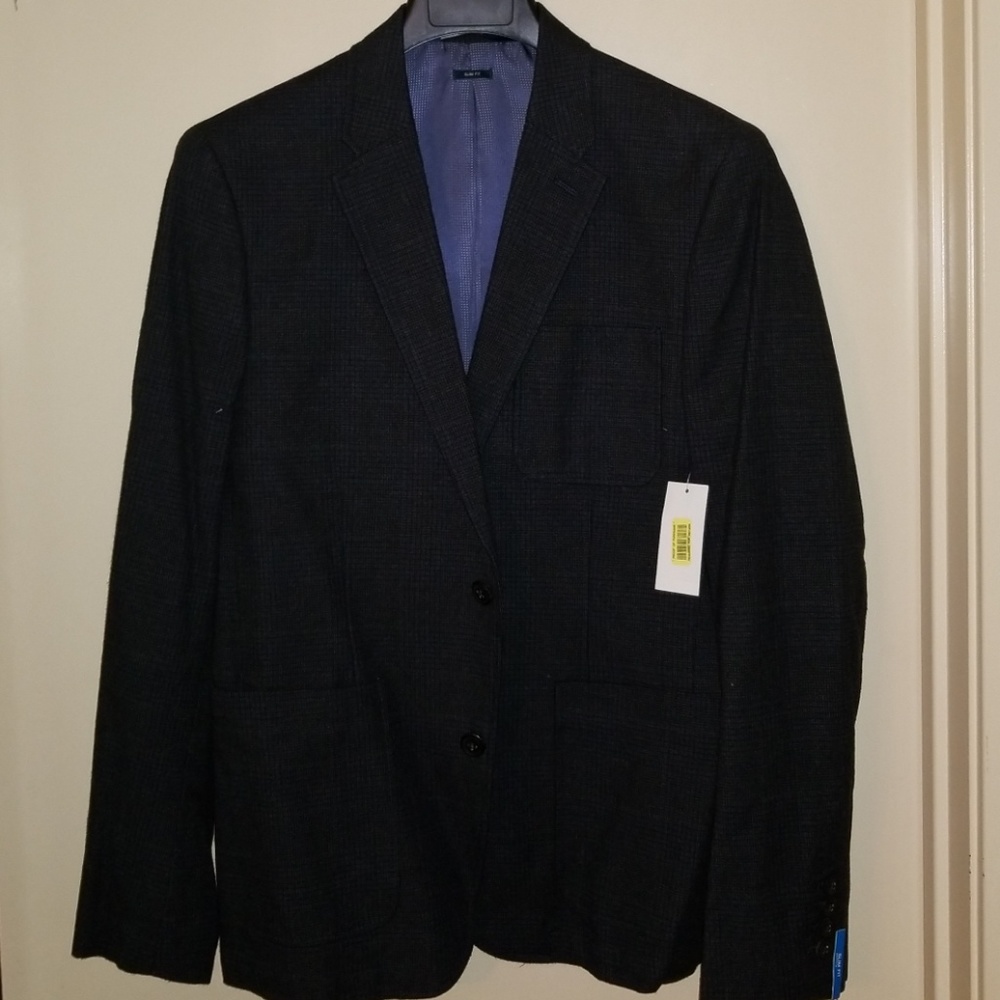 NWT Perry Ellis Navy blue blazer. 38 Regular